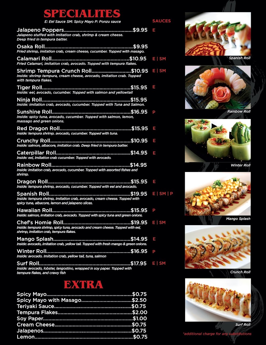 Osaka Japanese Food & Sushi Menu - Image 6